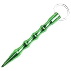 Kubotan - glanzend - groen